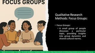 Qualitative Research
Methods: Focus Groups:
Denzin, N. K., & Lincoln, Y. S. (Eds.). The SAGE Handbook of Qualitative Research (5th ed.) /https://www.oriresults.com/articles/blog-posts/pilot-surveys-survey-before-survey
53
 