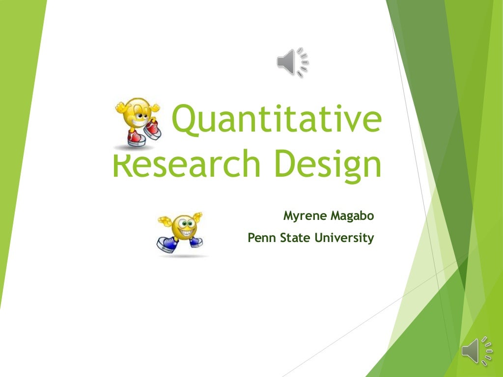 quantitative research design slideshare
