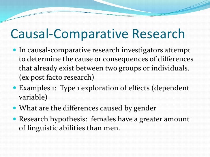 Quantitative research methodologies