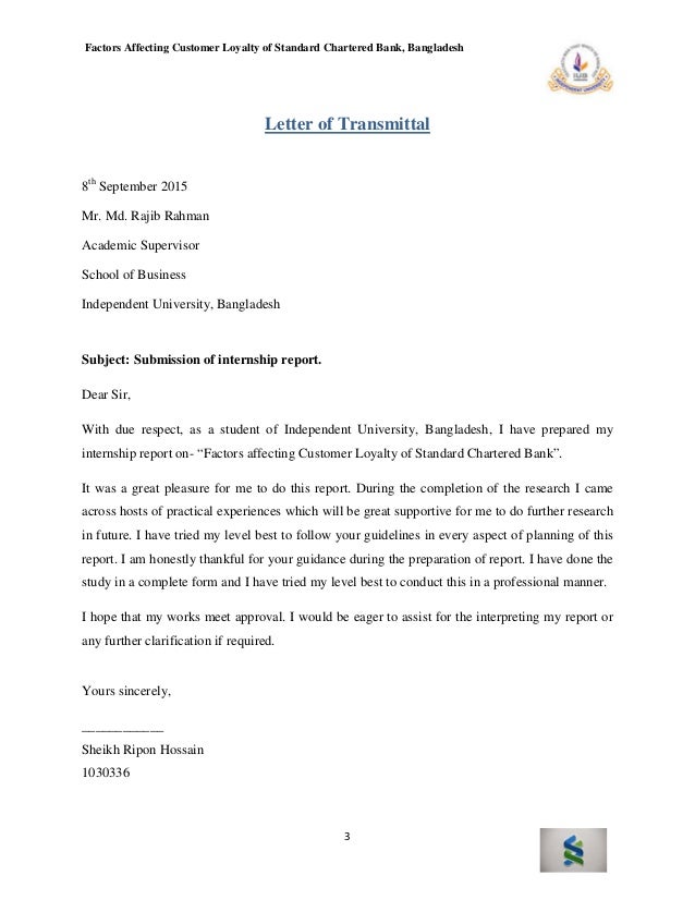 quantitative research on customers loyalty of standard chartered bank std chartered bank bd