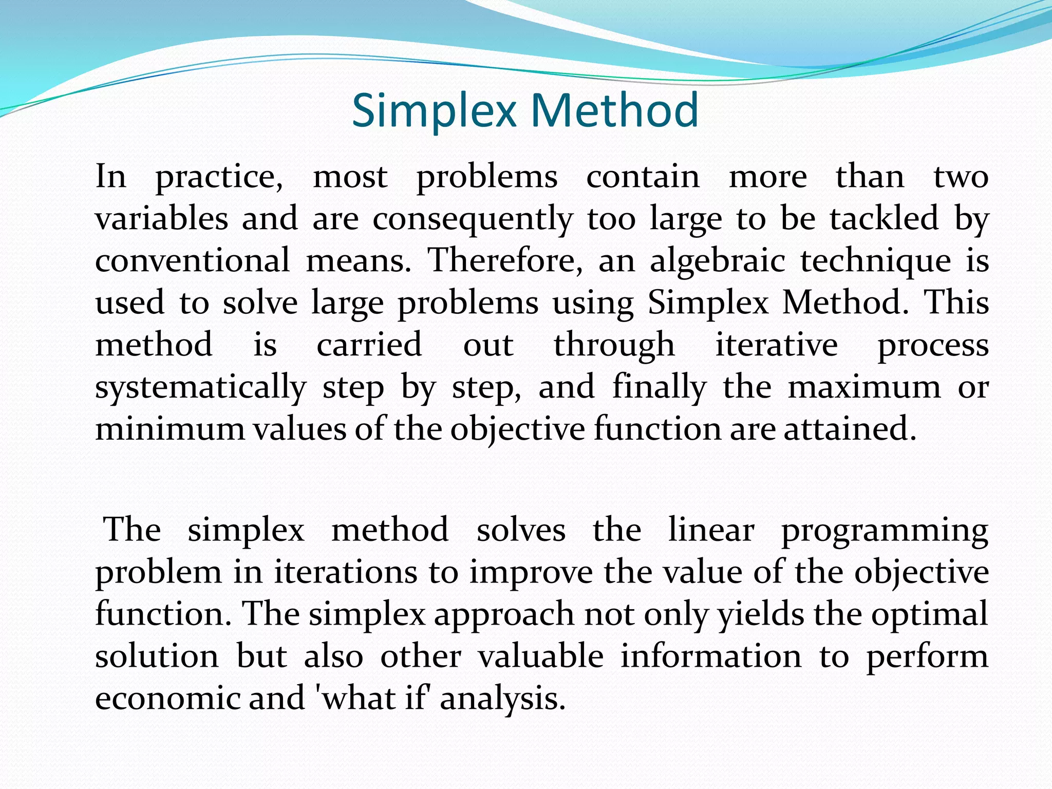Linear Programming | PPTX
