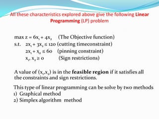 Linear Programming | PPTX