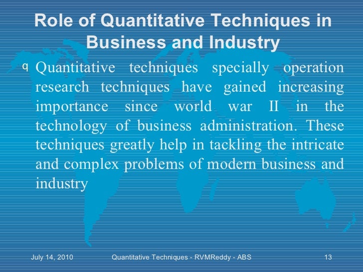 Quantitative methods for business homework help
