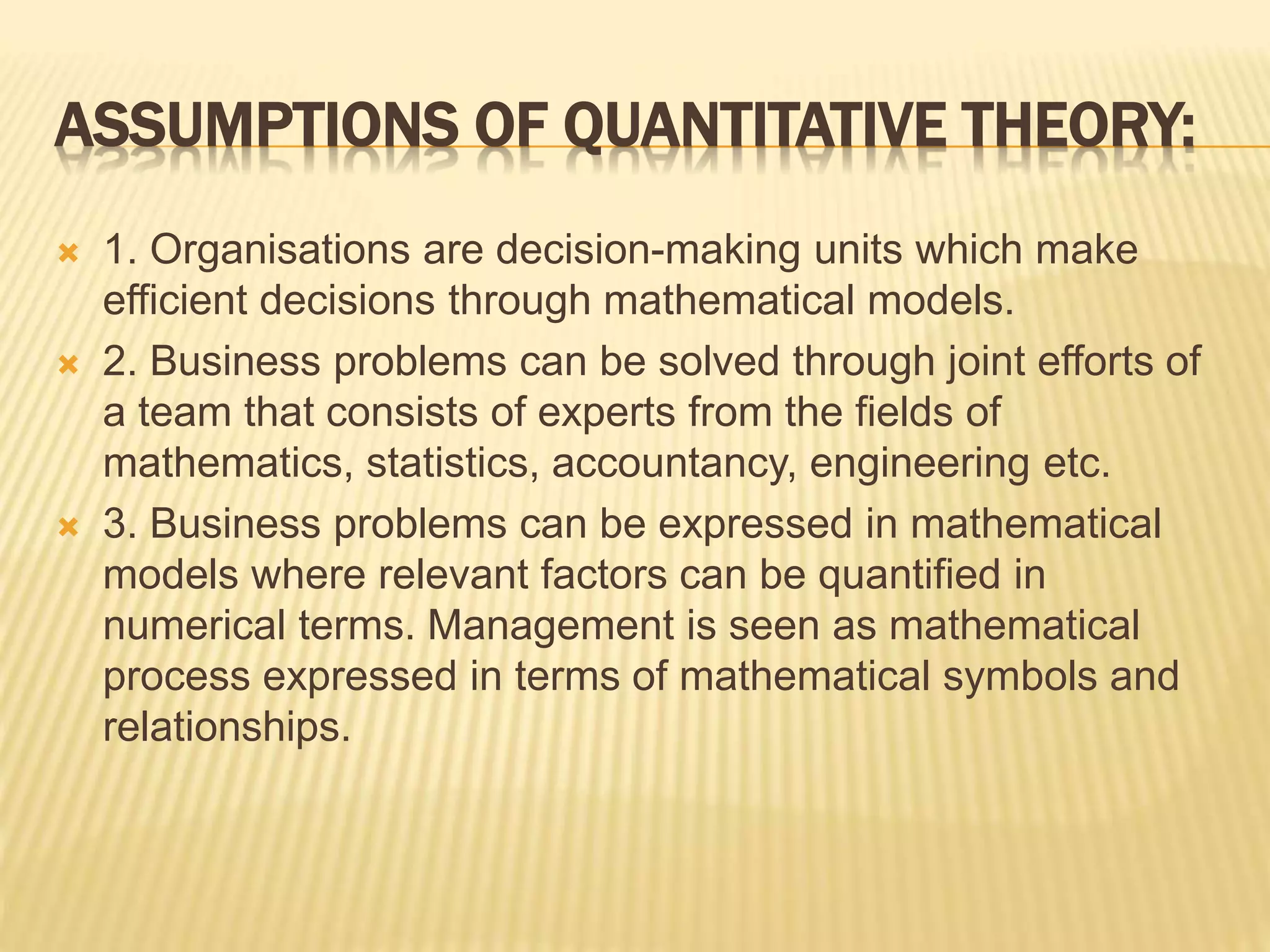 What Are The Branches Of Quantitative Management Quantitative theory of management.pptx