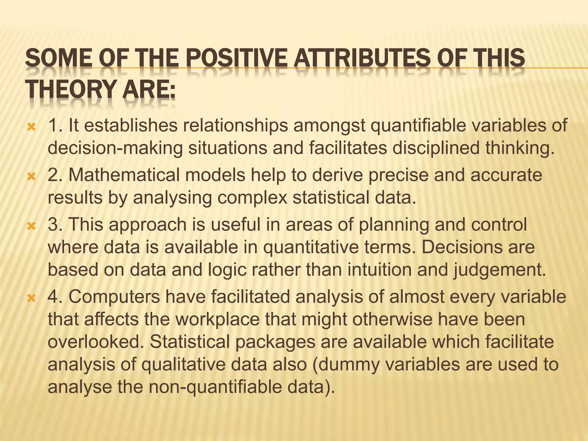 What Are The Branches Of Quantitative Management Quantitative theory of management.pptx