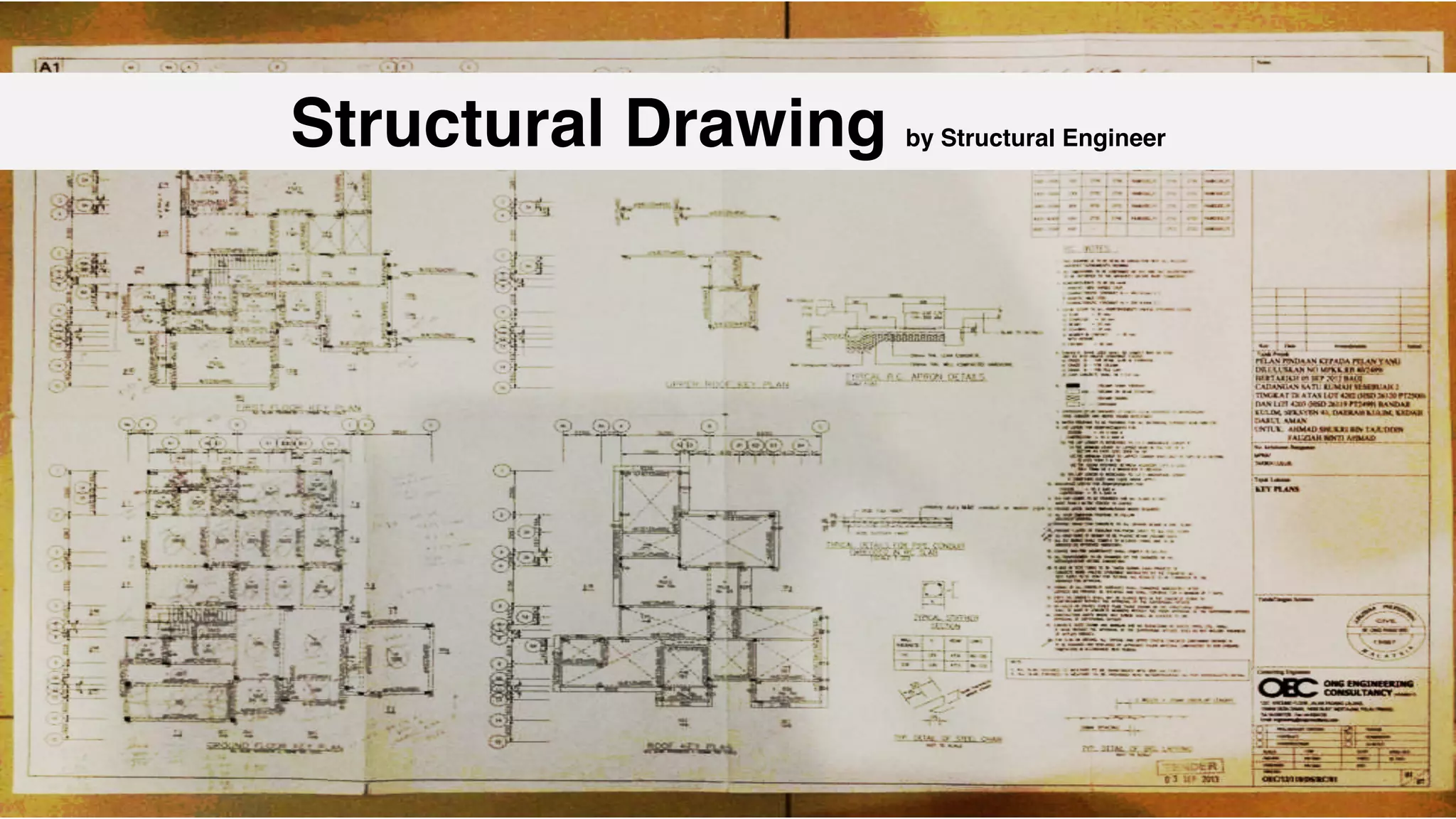 Structural Drawing by Structural Engineer
 