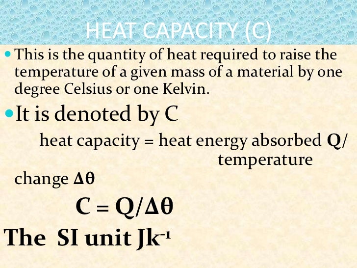 Quantity of heat