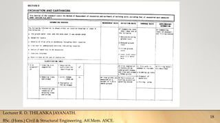Lecturer R. D. THILANKA JAYANATH.
BSc. (Hons.) Civil & Structural Engineering. Aff.Mem. ASCE.
18
 
