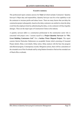 Quantity surveying practise | PDF