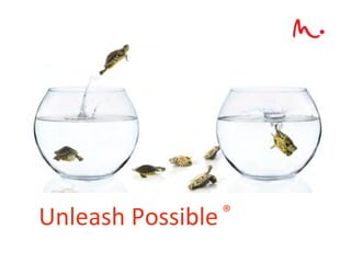 Unleash	
  Possible 	
  ®	
  
 