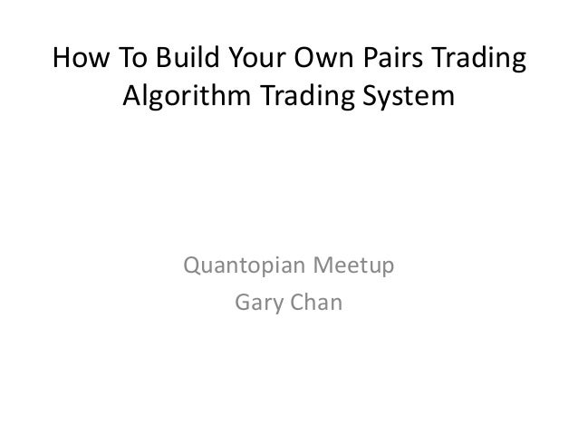 Building algorithmic trading systems mobi