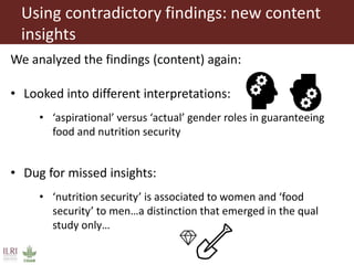 Quantitative and qualitative tools: Friends or foes?
