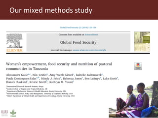 Quantitative and qualitative tools: Friends or foes?