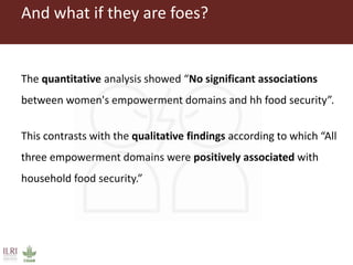 Quantitative and qualitative tools: Friends or foes?