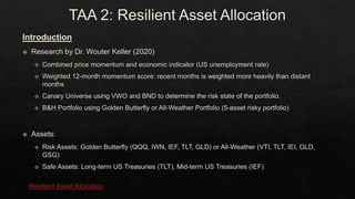 Resilient Asset Allocation
 
