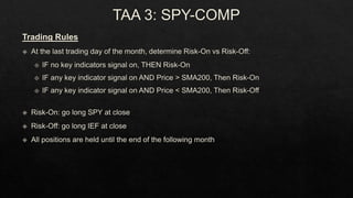 Quants ID - Tactical Asset Allocation