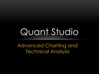 Quant Studio 
Advanced Charting and 
Technical Analysis 
 