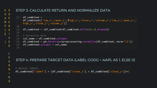 Quant Code Example Quant trading with artificial intelligence | PDF