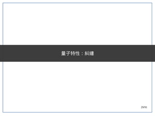 29/91
量子特性：糾纏
 