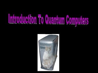 Introduction To Quantum Computers 