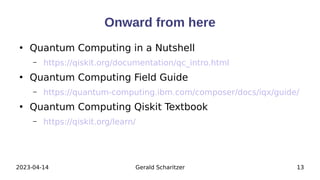 Quantum Computing Fundamentals 2023-04-14 | PPT