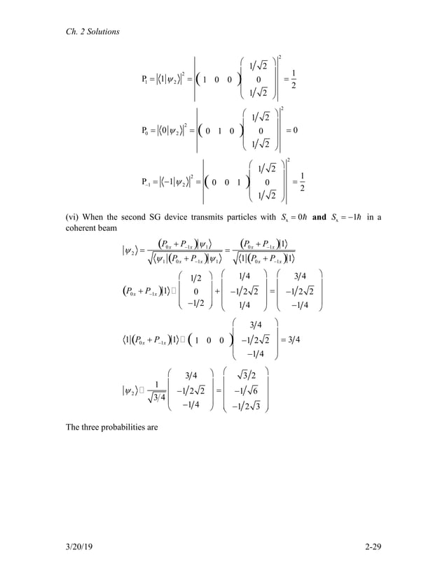 Quantum Mechanics A Paradigms Approach 1st Edition McIntyre Solutions