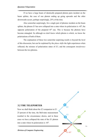 Quantum Teleportation | PDF