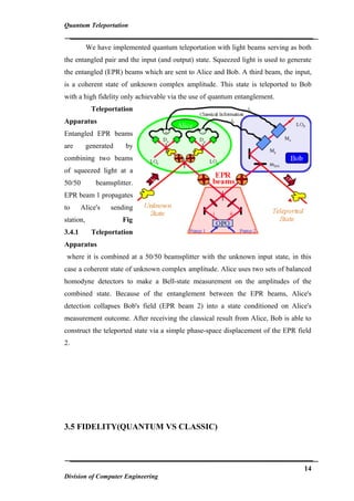 Quantum Teleportation | PDF