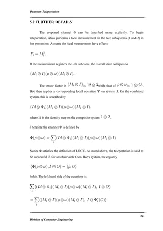 Quantum Teleportation | PDF