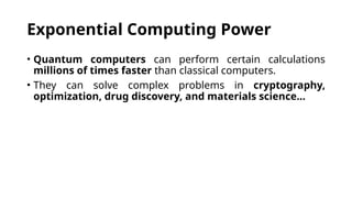 Quantum Artificial Intelligence Basic Presentation | PPTX