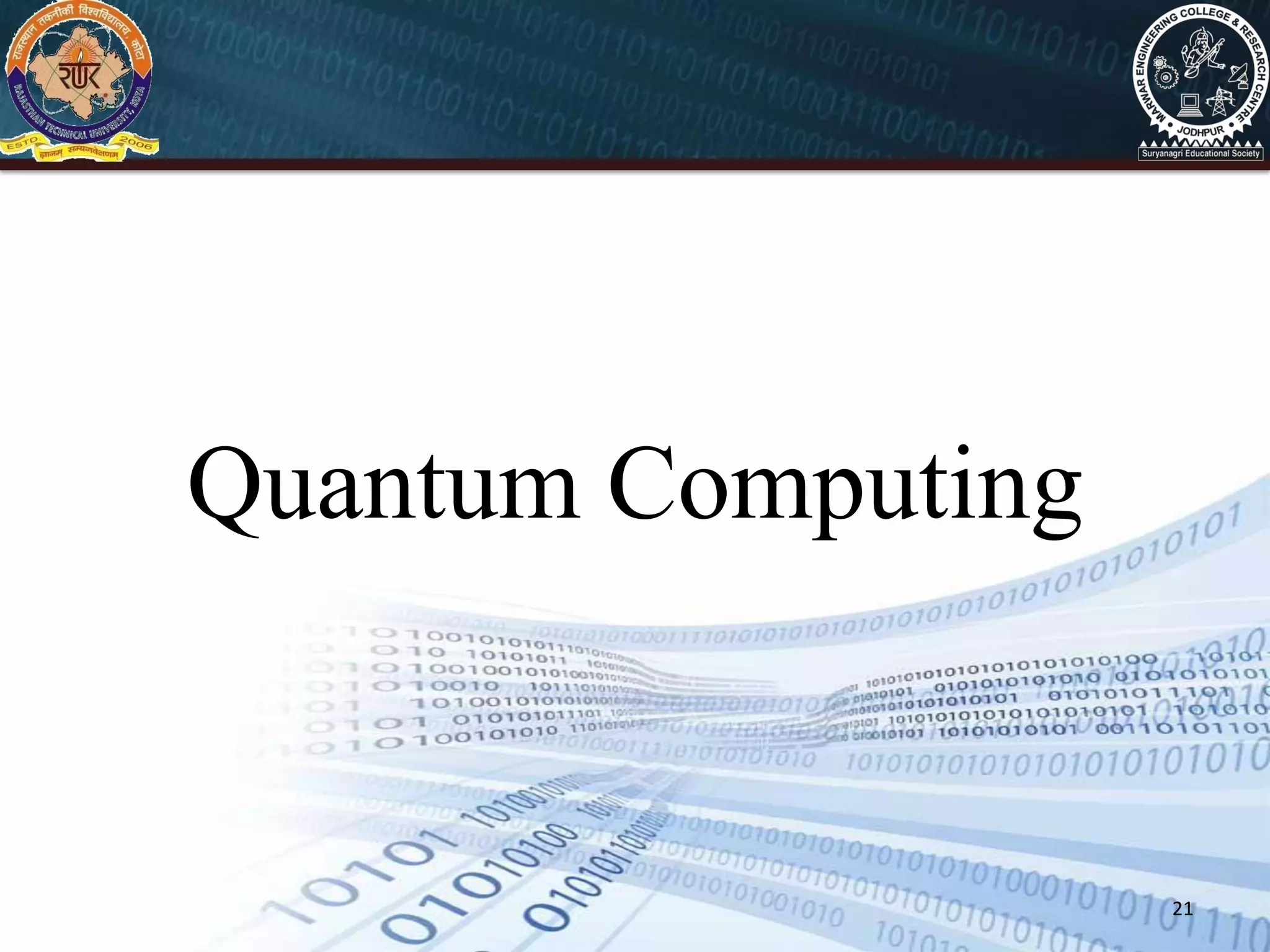 Quantum computation - Introduction | PDF