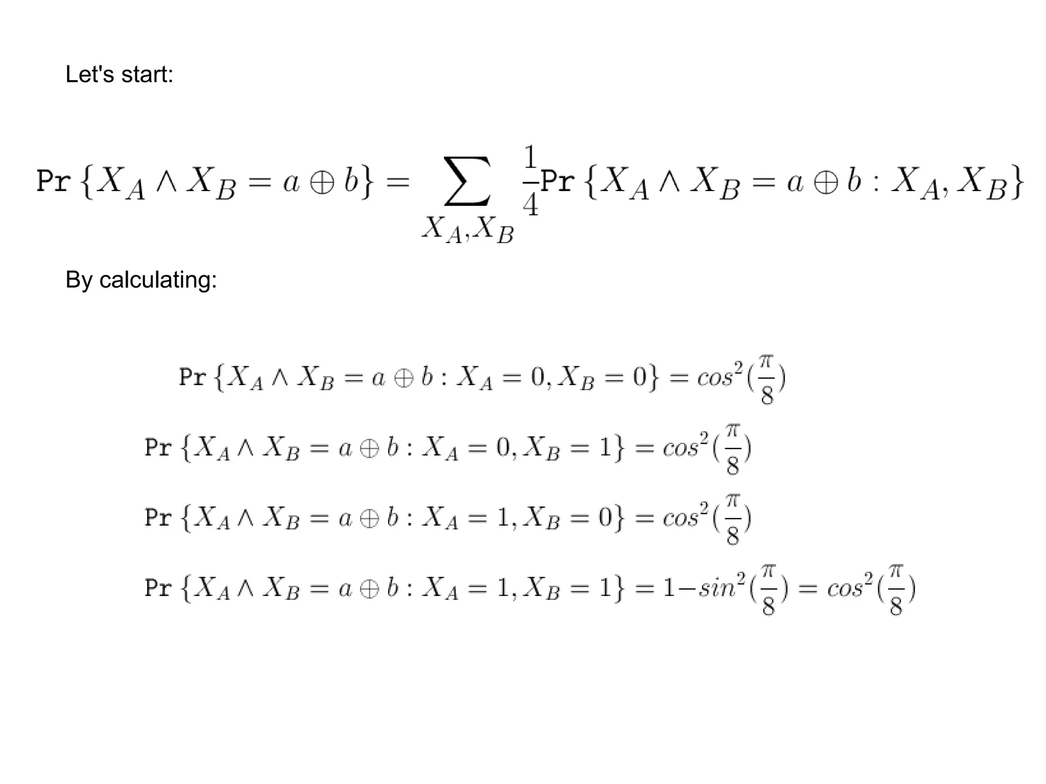 By calculating:
Let's start:
 
