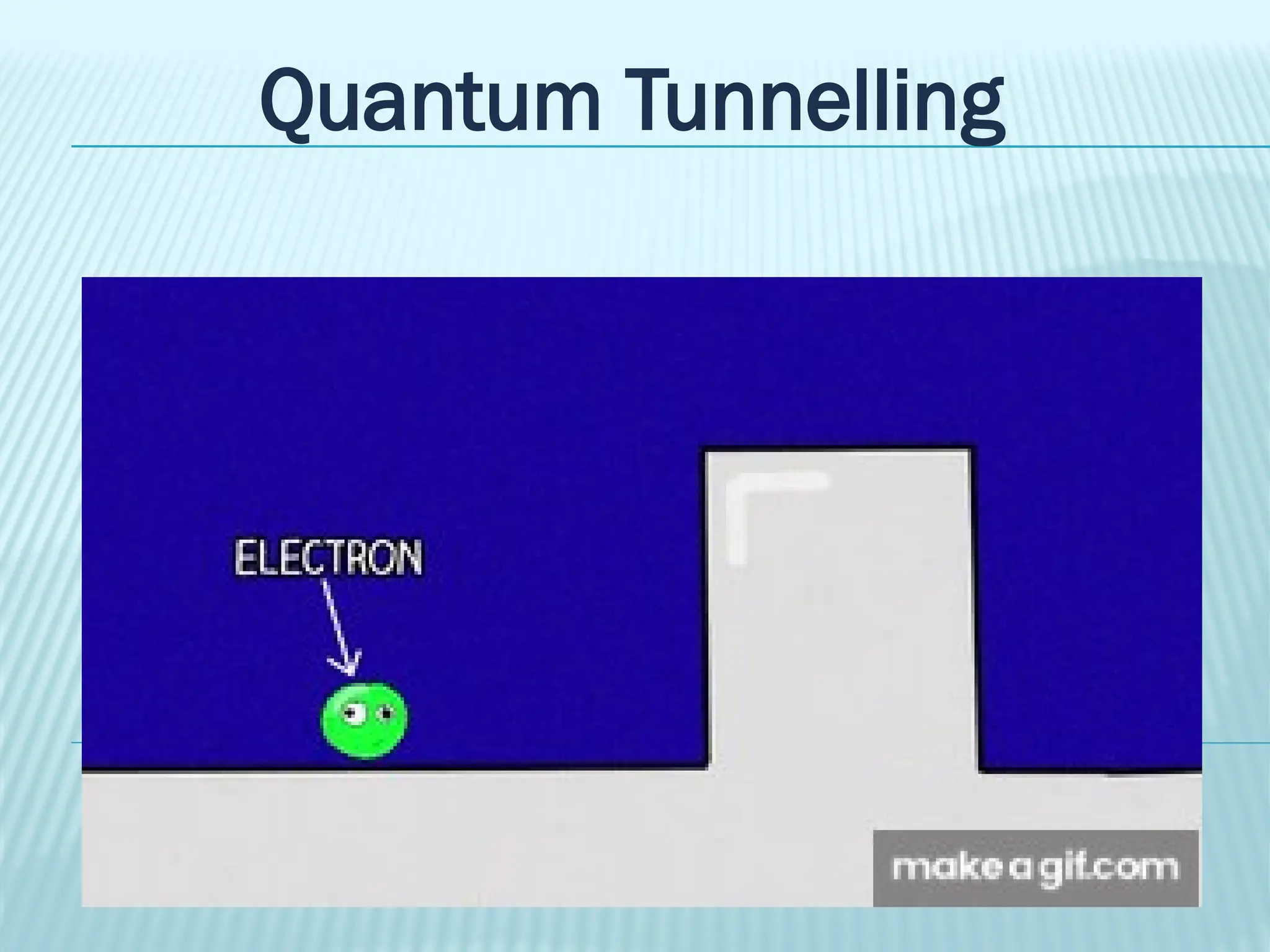 Quantum Tunnelling
 