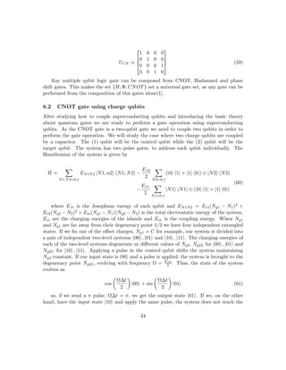 Cnot Gate Quantum Computing Notes.pdf Quantum computation with superconductors | PDF