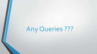 Any Queries ???
 