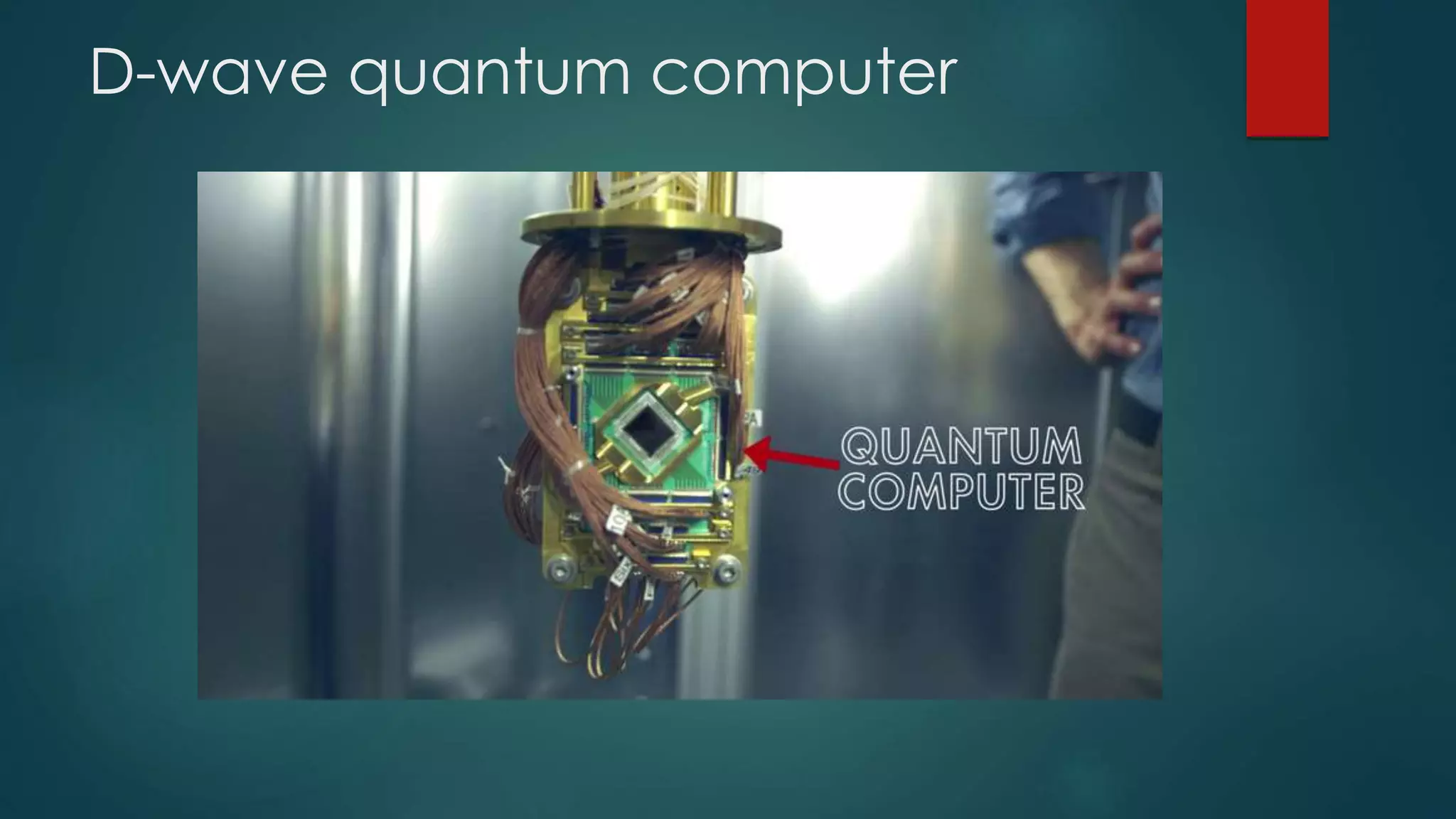 D-wave quantum computer
 