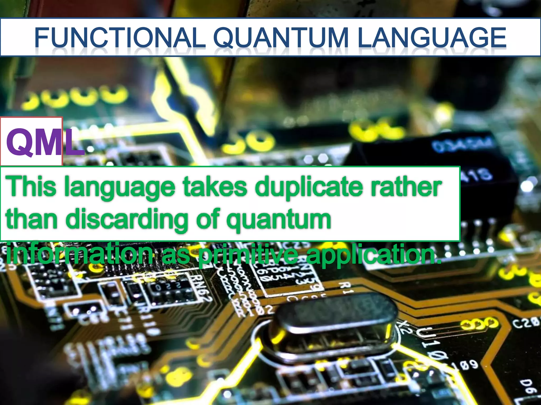 Quantum computer