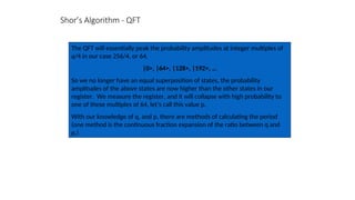 Comprehensive Introduction to Quantum Computing and Shor's Algorithm | PPT