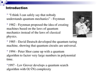 Comprehensive Introduction to Quantum Computing and Shor's Algorithm | PPT