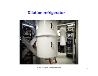 © Prof. Lili Saghafi , All Rights Reserved
40
Dilution refrigerator
 