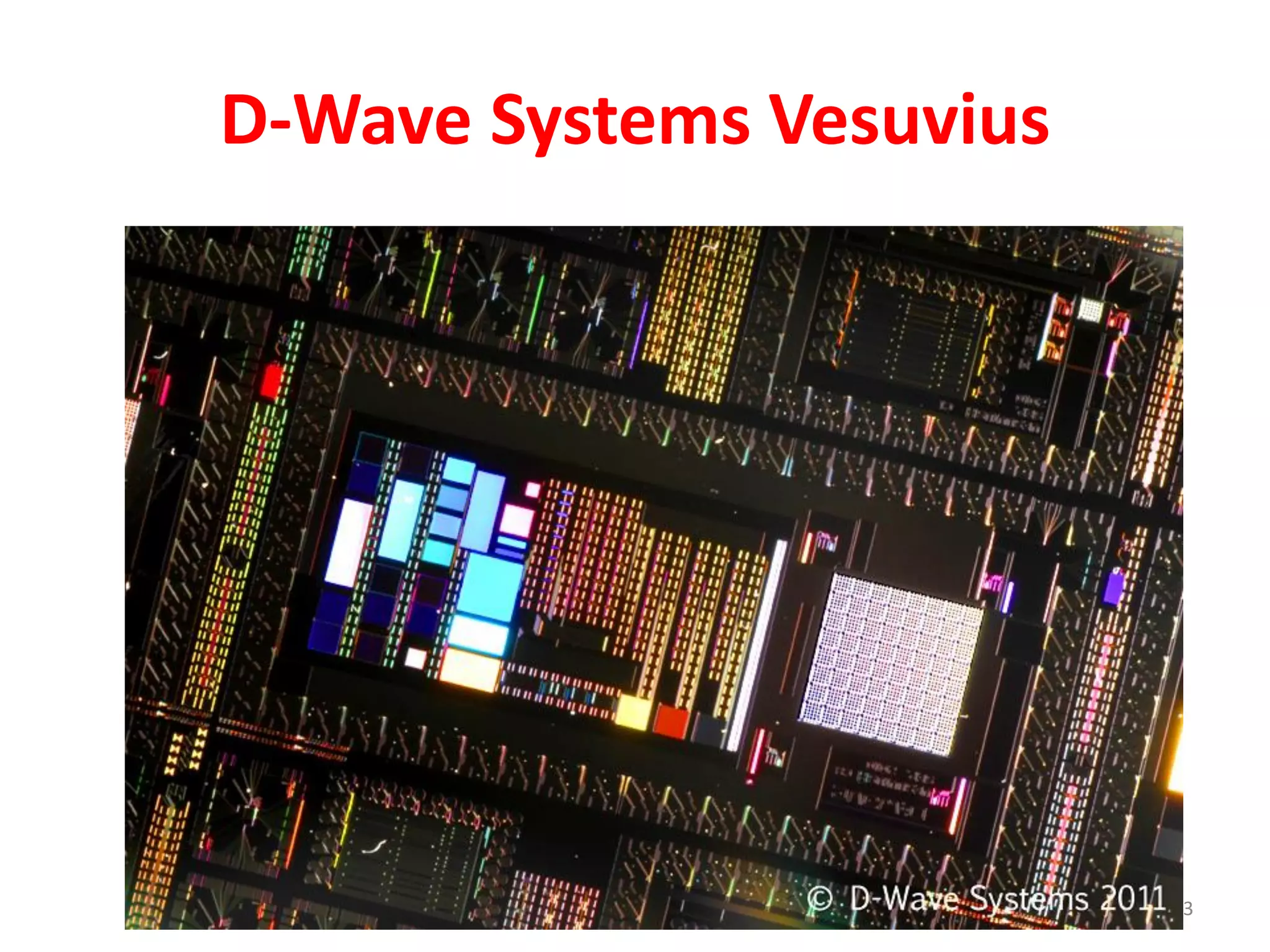 D-Wave Systems Vesuvius
43
 