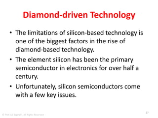 • Made in silicon
• Single atom , electron in silicon, and encode
are information in Qubits
• Good thing is that Silicon does not interact
with electrons
27
© Prof. Lili Saghafi , All Rights Reserved
 