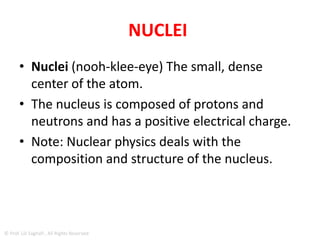 • While this is an extremely short time frame,
only thousandths of a second, the particles
involved are so small that they are easily
influenced by their surroundings.
• If the motion of the particles is disturbed,
even a little, it throws off the whole
calculation.
© Prof. Lili Saghafi , All Rights Reserved
 