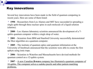 Quantum computing | PPT