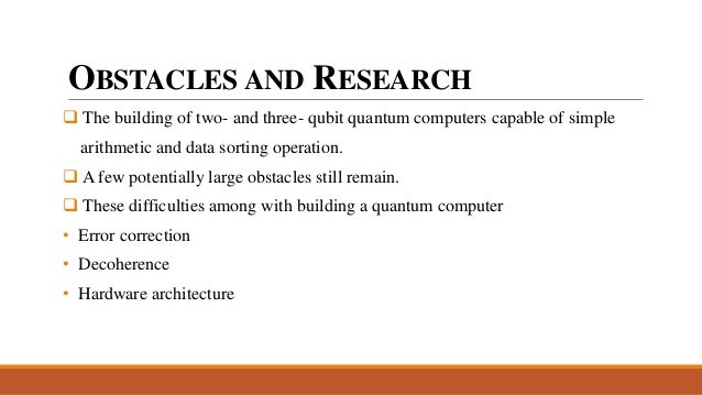 Quantum computing research papers pdf