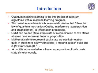 Quantum computing in machine learning | PPT