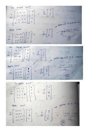 Quantum Computing Notes Ver 1.2 | PDF