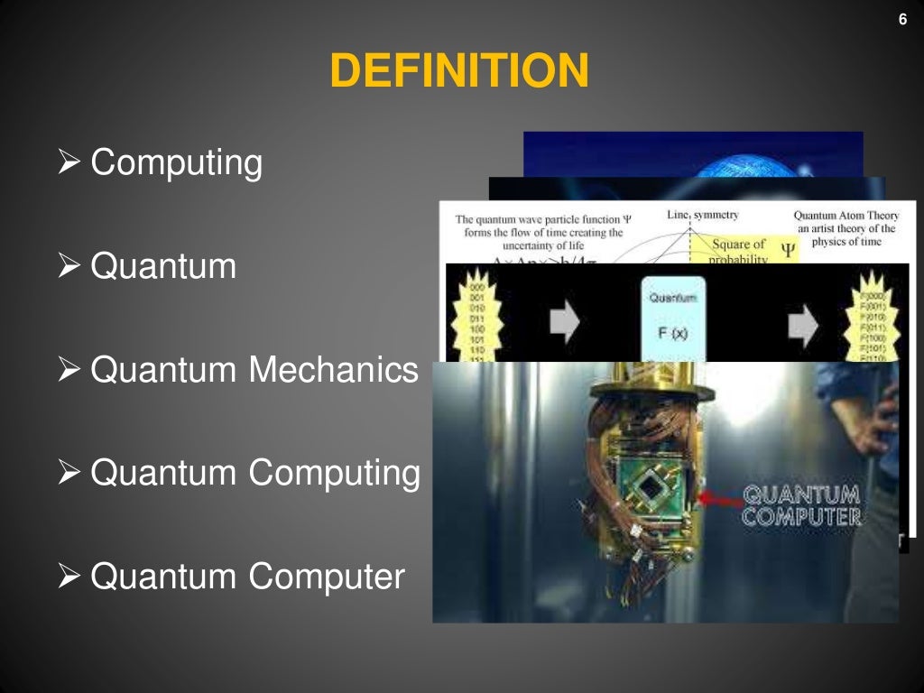 Quantum computing presentation 200115