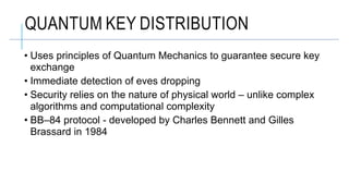 Quantum cryptography by Girisha Shankar, Sr. Manager, Cisco