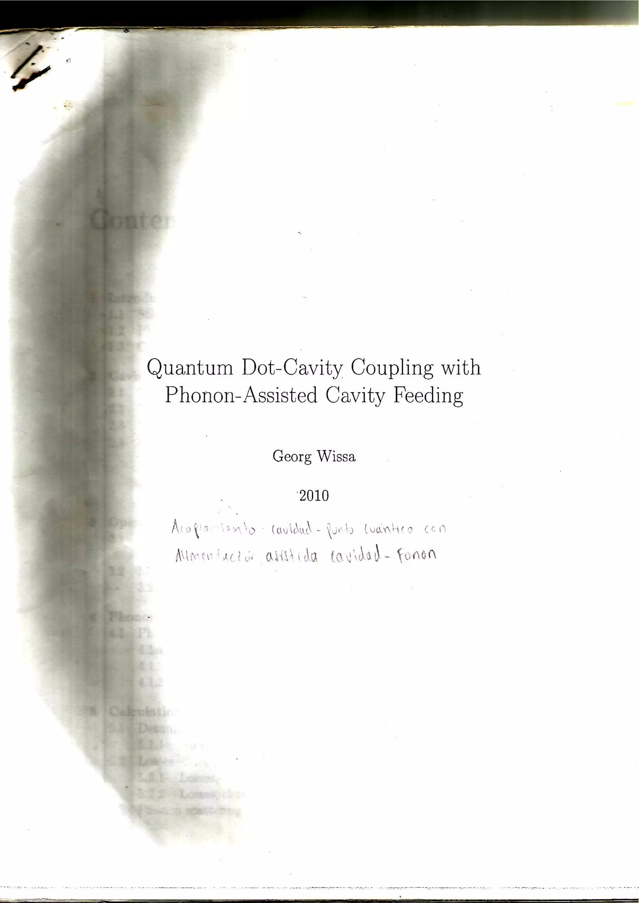 Quantum dot cavity phonon | PDF